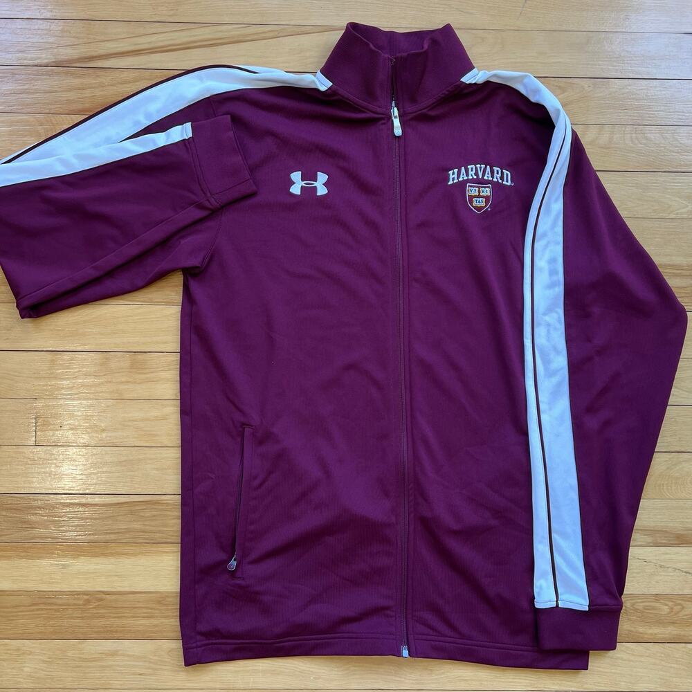 Under Armour Harvard University Zip Up Jacket Unisex Size Small